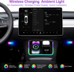 Interior Car Atmosphere Light for Tesla Model 3 Y Center Console Dashboard Touch