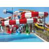 Buy cheap Mix Color Fiberglass 5m Spiral Water Slide For Children from wholesalers