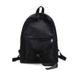 Korean version of the pure color contrast color backpack fashion personality