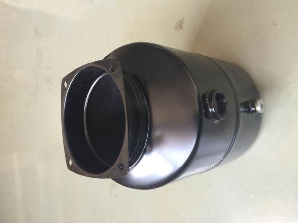 Buy cheap Black 225mm 4L Metal Hydraulic Oil Tanks With 178 × 178mm Bottom Size from wholesalers