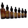 Buy cheap 100ml Amber Glass Cosmetic Bottles Dropper Ratchet Closure Protect Children from wholesalers