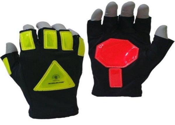 Buy cheap Fingerless Traffic Safety Gloves 200 - 600 Feet Size Fit Road Management from wholesalers