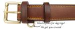 Luxury Handmade Leather Dog Collars Soft Comfortable
