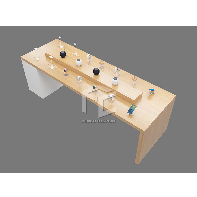 OEM MDF Mobile Phone Display Shelf Cellphone Accessories Shop Design