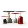 Buy cheap Fiberglass Painted Base Hotel Coffee Table Round Metal Corner Couch Side Table from wholesalers