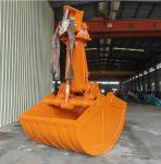 Buy cheap 15-40 Ton Excavator Clamshell Bucket Double Cylinder For Hitachi Cat Volvo Case from wholesalers