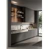 Buy cheap Customized PET Kitchen Cabinets Modern Gray Kitchen Cabinet With Winecase from wholesalers