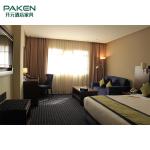 Light Color Hotel Bedroom Furniture Sets With Headboard Cladding