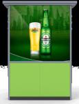60" Demo Screen Plastic Bottle Recycling Reverse Vending Machine Reward Coupon