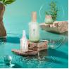 Buy cheap 50g 130ml Pink Bottle Skin Care Bottle With Bamboo Lid 37mm from wholesalers