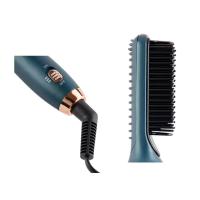 Buy cheap Blue Purple Hot Comb Hair Straightener For Women With 3 Temps 20s Fast Heating product