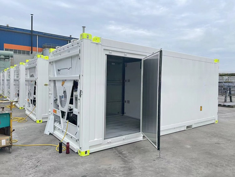 20ft DNV 2.7-1 Standard Dual Temperature Offshore Reefer Container Frozen Fresh 2 Rooms Main Circuit 3 Phase Competitive