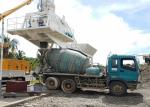 Mobile Concrete Mixing Plant , Optimized Mini Cement Batching Plant Equipment
