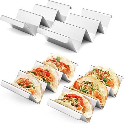 Buy cheap Sliver Stainless Steel Taco Holders Bulk Kitchen Supplies from wholesalers