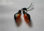Yellow Plastic Motorcycle Led Rear Lights , Led Stop Turn Tail Lights Motorcycle