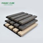 12mm Thickness PET Slat Wooden Acoustic Panel for Acoustic Improvement