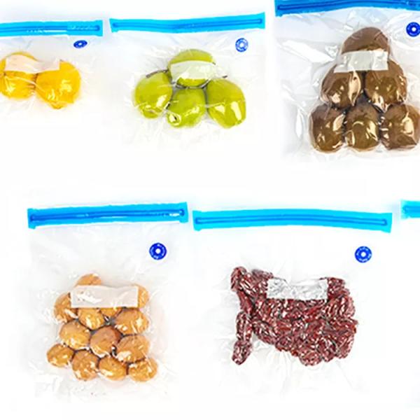 Buy cheap Reusable Vacuum Food Storage Bags Zipper Air Valve Bag Moisture Proof from wholesalers