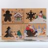 Buy cheap Christmas PVC Open Gift Box Window Biodegradable Paper Food Container 63g from wholesalers