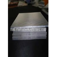 Buy cheap Customized Aluminum Flat Top Straight Fin / Radiator Aluminum Fins For Variable product