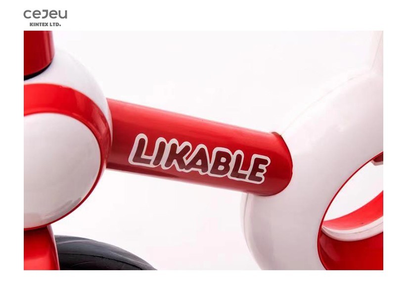 Toddler 3 Wheel Bike With Adjustable Seat And Removable Pedals