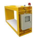 Yellow Food Grade Metal Detector For Slag Processing , Building Material