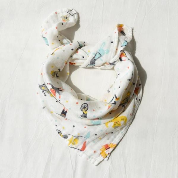 Buy cheap Cute Baby Wears Organic Muslin Baby Bibs Muslin Gauze Customized Printing from wholesalers