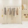 Buy cheap Iron Free Standing Clothes Rack , Polished TGL Clothing Display Rack from wholesalers