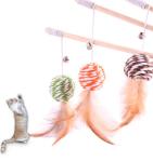 Compact Interactive Cat Toys Plastic Material Logo Customed For Cats / Dogs