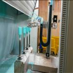 Helmet Wine Bottle Automatic Painting Machine Three Axis Multi Station Rotation