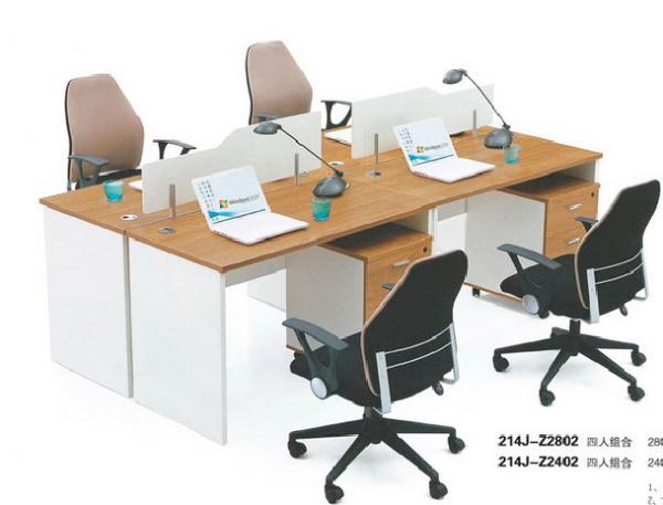 Buy cheap modern 4-seat office staff workstation furniture in warehouse in Foshan from wholesalers