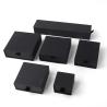 Buy cheap Wholesale manufacturing Eco Friendly luxury gift Jewellery Box Personalized Custom logo Ring Necklace Earring Bracelet Packaging black Cardboard Paper from wholesalers