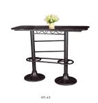 High Quality modern outdoor furniture Table Base Wrought Iron desk (YT-16)