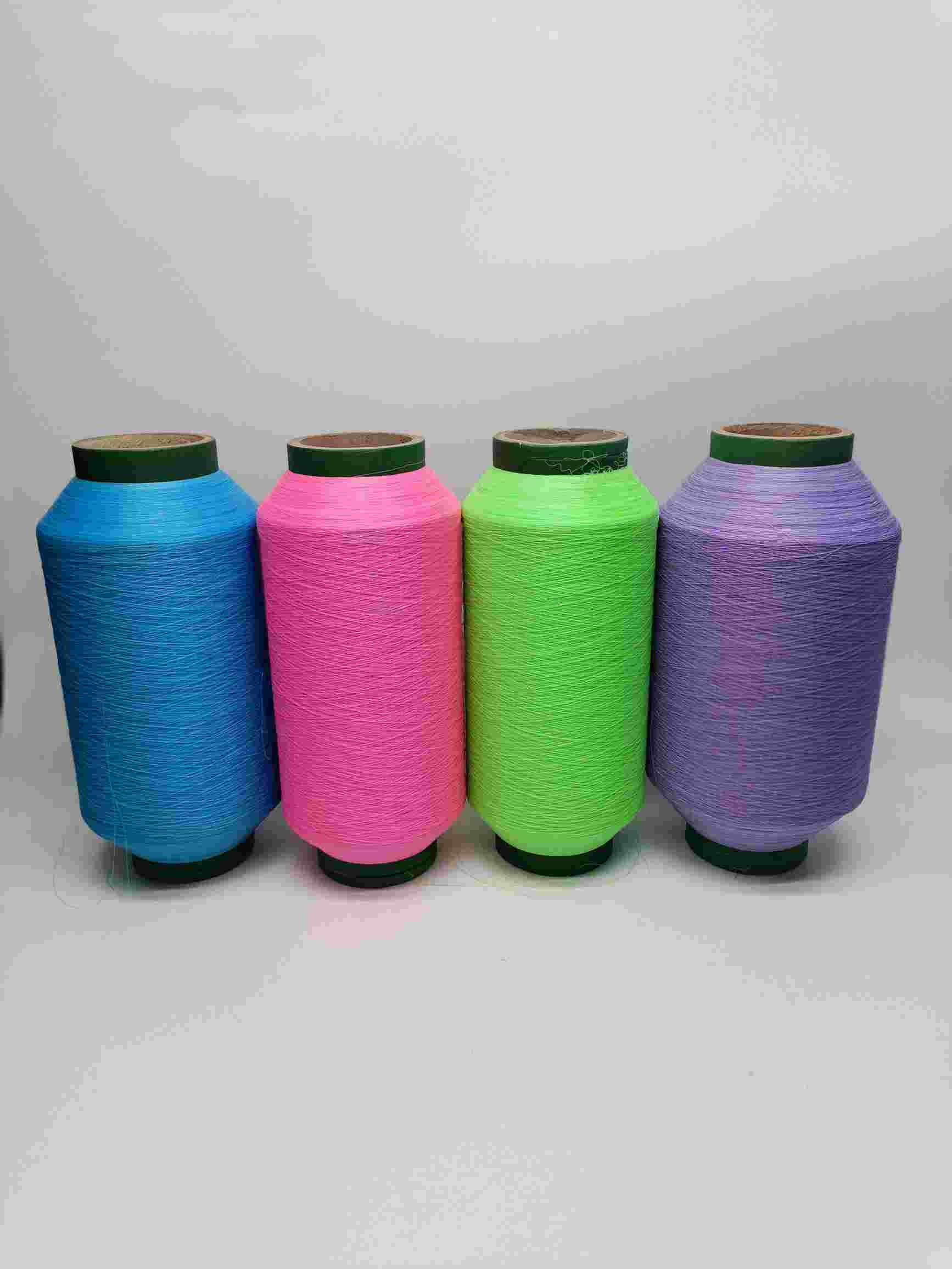 S Type Polyester Metallized Yarn Metallic Embroidery Thread Yarn With Different Colors
