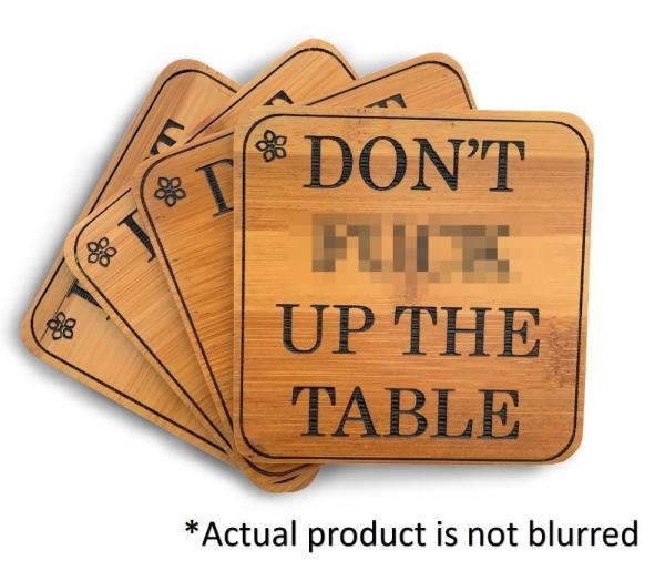 Buy cheap organic bamboo drink coaster set tin plate coaster with square shape for high quality and hot sell from wholesalers