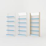 Gondola Pharmacy Medicine Rack , Wooden Rack For Medical Shop ODM