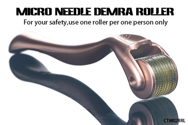 Buy cheap Gold Handle Micro Needle Derma Roller for Body / Facial Aesthetic Skin Care from wholesalers