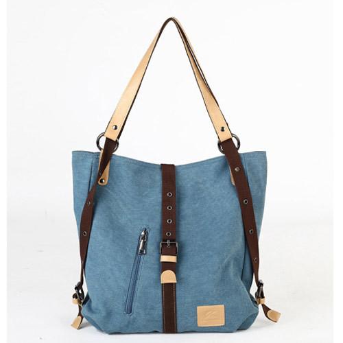 Buy cheap Canvas fashion ladies handbag tote bags customize wholesale handbags and backpacks from wholesalers