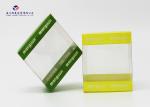 Custom Printed Clear Rigid PVC Packaging Boxes Square Shape High Durability
