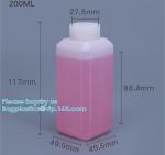 60ml To 1000ml Hdpe Bottle Square Plastic Jar Gem Spice Cookies Powder Cosmetic