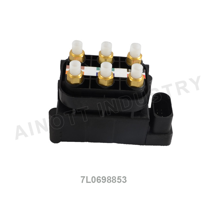 Black Air Pump Valve For Audi Q7 OEM 7L0698853 4L0698007 7P0698014 97035815302 Air Repair Kits
