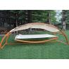 Buy cheap Garden Outdoor Double Arched Larch Frame White Hammock Swing Bed With Canopy from wholesalers