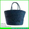 Buy cheap LUDA navy blue handbags expensive raffia bags crochet straw handbags from wholesalers