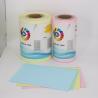 Buy cheap 100% Virgin Wood Pulp A Grade Blue Image CB/CFB/CF Carbonless Paper 5 Plys from wholesalers