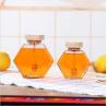 Buy cheap Wooden Dripper Heat Resistant Hexagon Glass Honey Jar from wholesalers