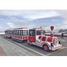 Buy cheap Playground Trackless Kiddie Train 20 People Trolley Bus Intelligent Electronic Control from wholesalers