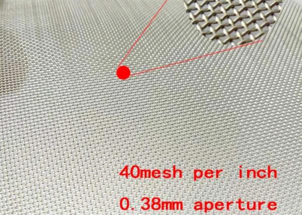 Buy cheap Twilled Dutch Weave 1 Micron Stainless Steel Mesh 1500mm Width Customized from wholesalers