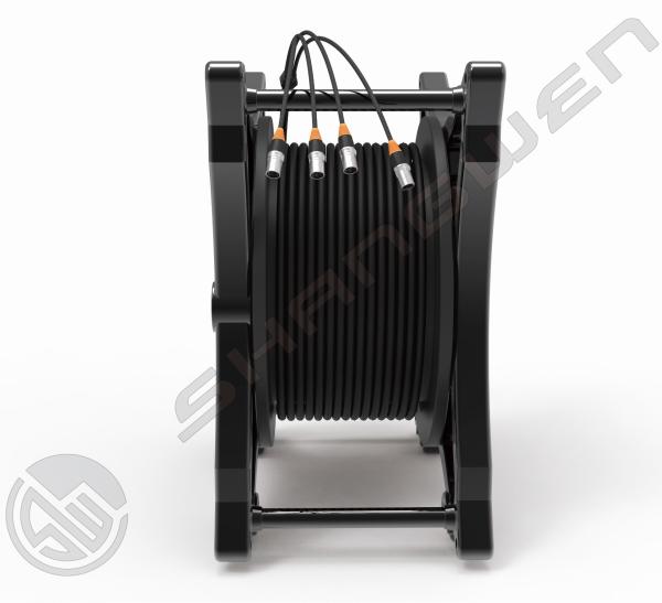 Multi-Channel Cable 4 Channel 4x16A Signal Sockets Industrial Electric CAT6 SF