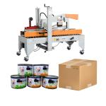 LWT Custom Dog Food Canned Packaging Line Machines Box Taping Machine Case