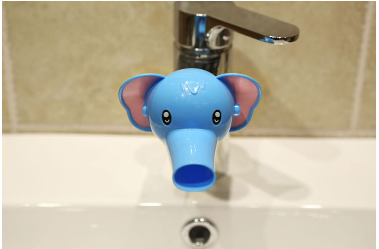 10x7CM Hand Washing Kids Faucet Extender Animal Spout Extenders