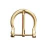 Buy cheap Semi Circular Gold Plate Belt Buckles 25MM Fashion Style For Lady / Women from wholesalers